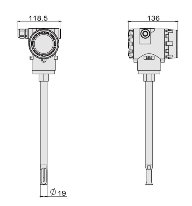 ACU100I插入式熱式質量流量計